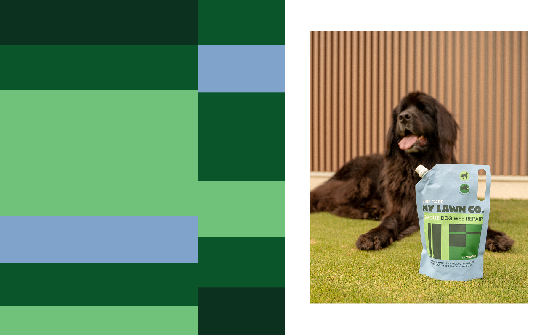 Packaging and brand design for My Lawn Co by Soul Studio
